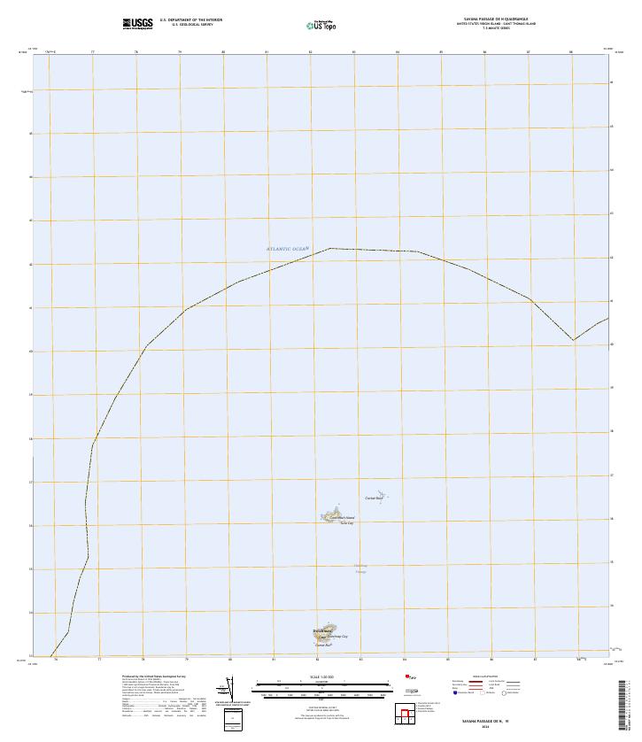 Savana Passage OE N topographic map thumbnail