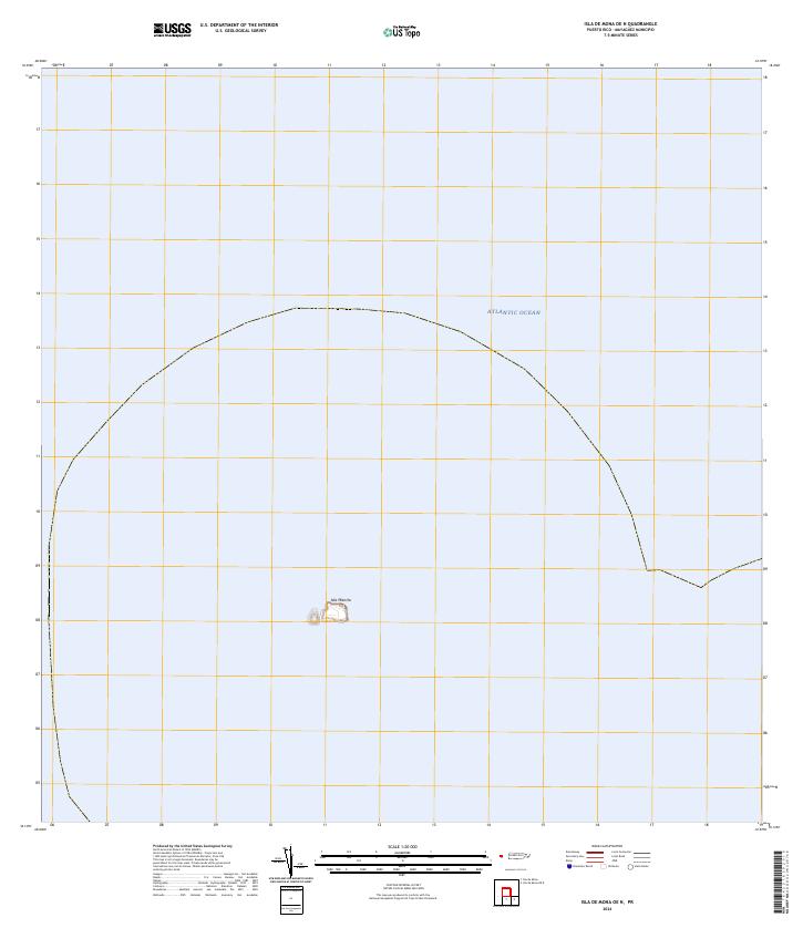 Isla de Mona OE N topographic map thumbnail