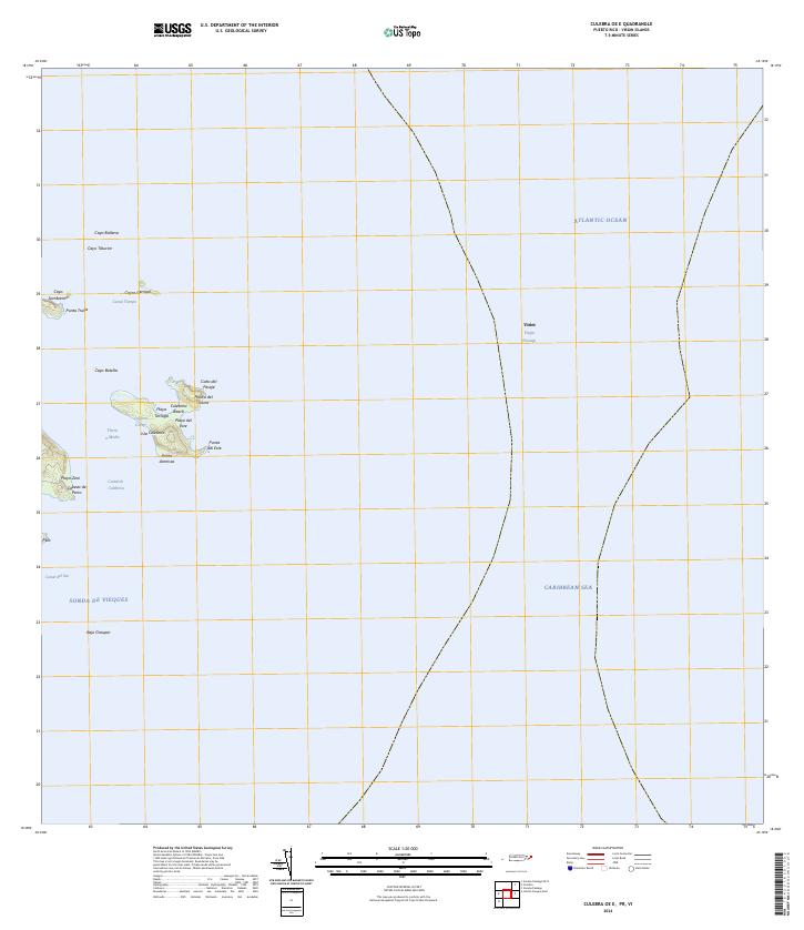 Culebra OE E topographic map thumbnail