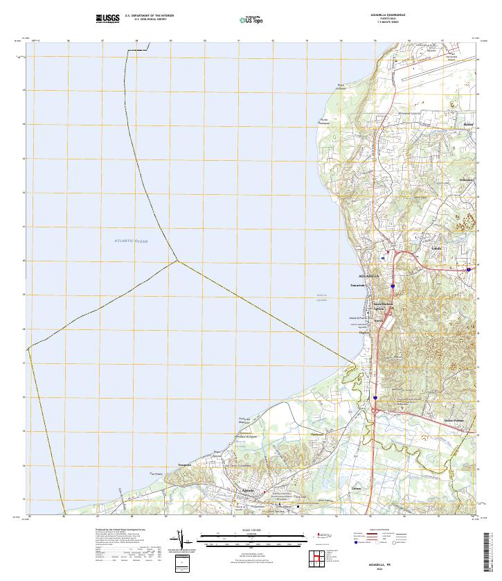 Aguadilla topographic map thumbnail