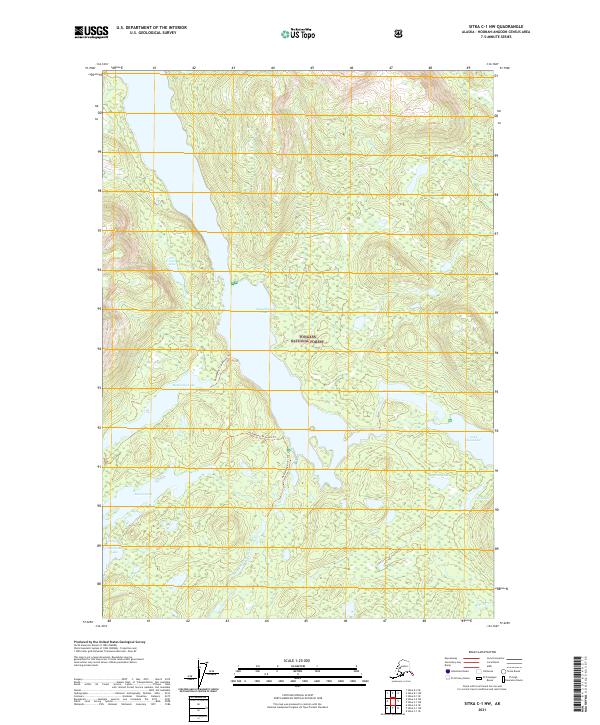 Sitka C-1 NW 2021 topographic map thumbnail