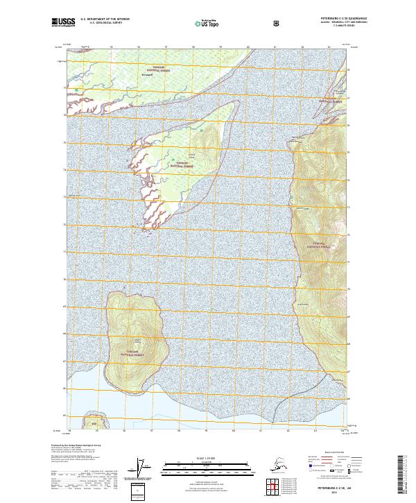 Petersburg C-2 SE 2021 topographic map thumbnail