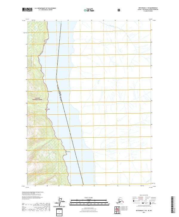 Ketchikan C-1 SE topographic map thumbnail