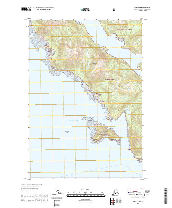 Sitka B-6 NW 2021 topographic map thumbnail