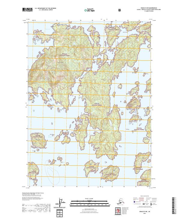 Craig D-5 NE topographic map thumbnail