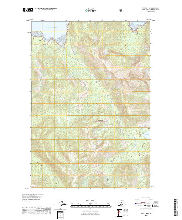 Sitka C-4 NE 2021 topographic map thumbnail
