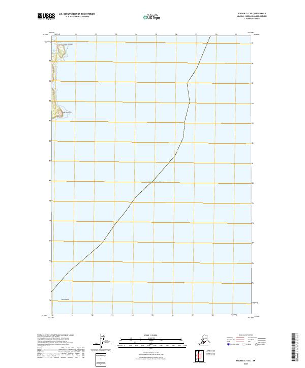 Kodiak C-1 SE topographic map thumbnail