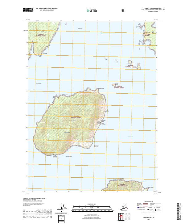 Craig B-4 NW topographic map thumbnail