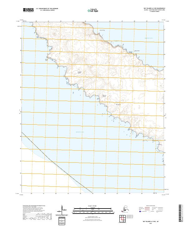 Rat Islands A-3 NW topographic map thumbnail