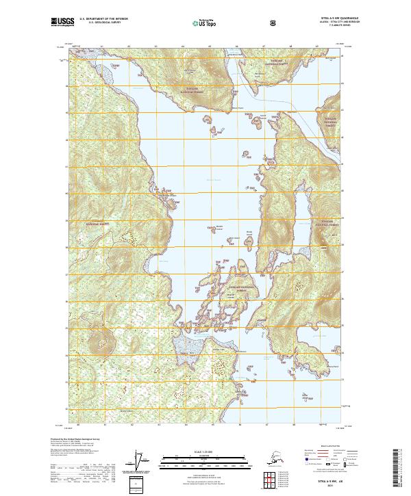 Sitka A-5 NW 2021 topographic map thumbnail