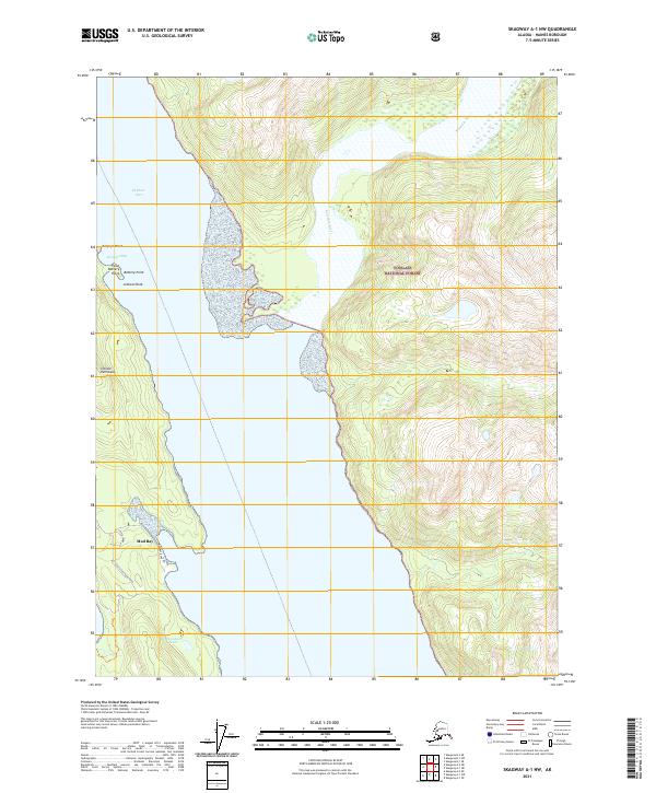 Skagway A-1 NW topographic map thumbnail