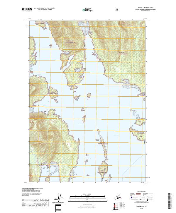 Sitka B-1 SE 2021 topographic map thumbnail