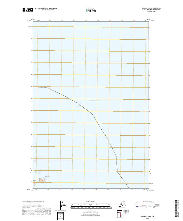 Afognak C-1 NW topographic map thumbnail