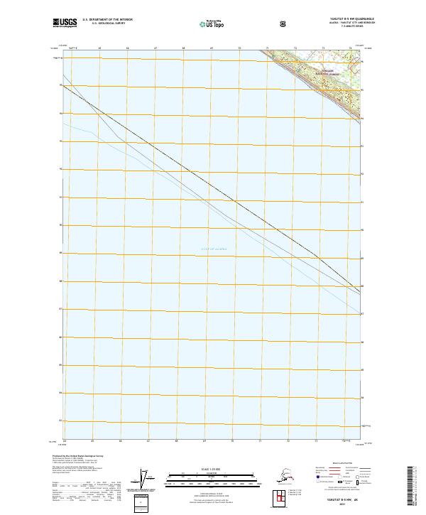Yakutat B-5 NW topographic map thumbnail