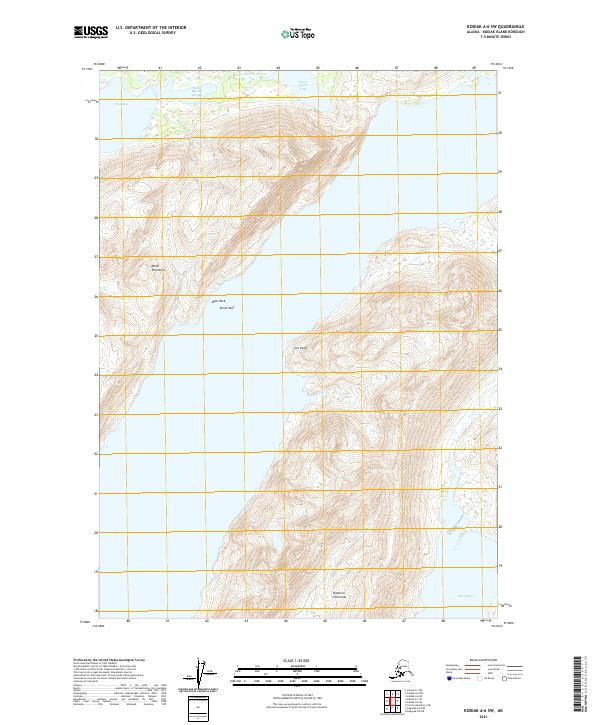 Kodiak A-6 SW topographic map thumbnail