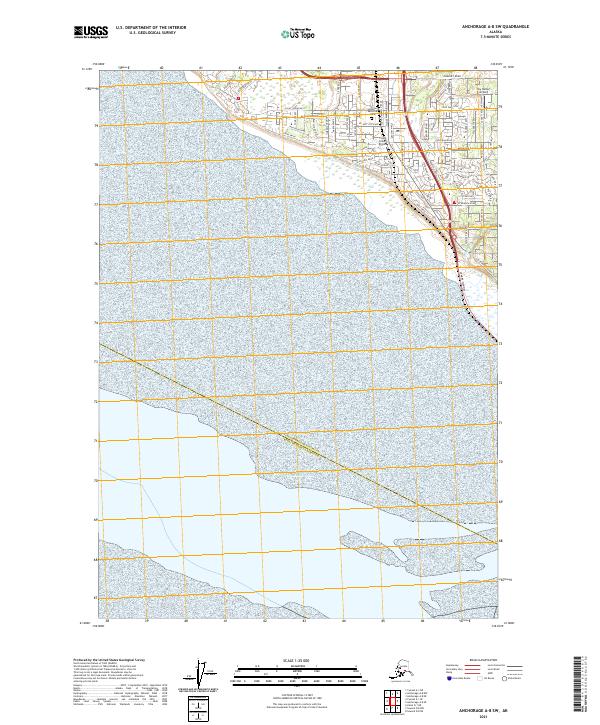 Anchorage A-8 SW topographic map thumbnail