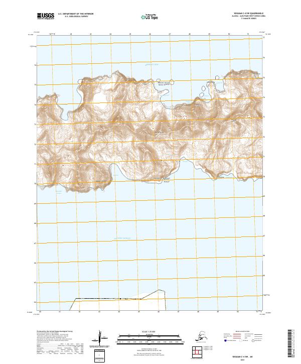 Seguam C-4 SW topographic map thumbnail