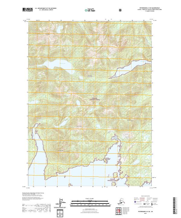 Petersburg A-5 SE topographic map thumbnail