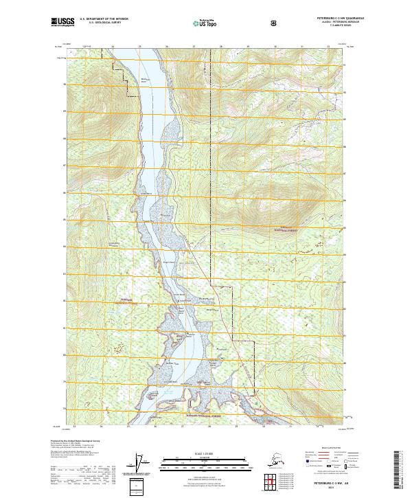 Petersburg C-3 NW topographic map thumbnail