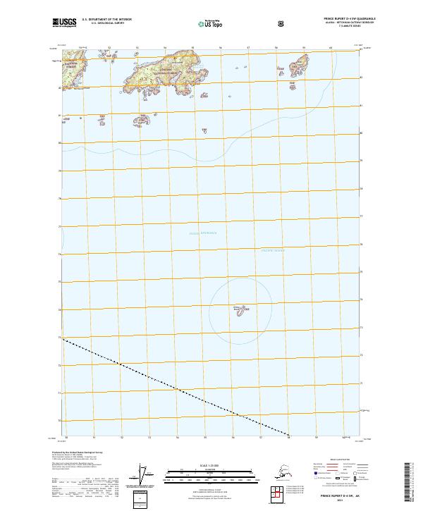 Prince Rupert D-4 SW topographic map thumbnail