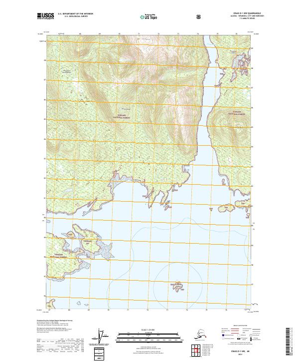 Craig D-1 NW 2021 topographic map thumbnail