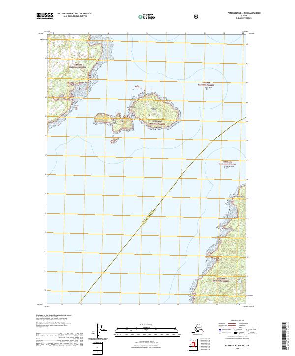 Petersburg B-4 NE topographic map thumbnail