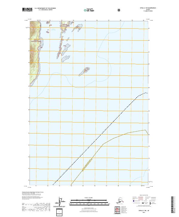 Sitka A-1 NE 2021 topographic map thumbnail