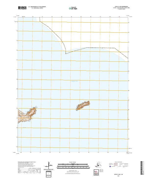 Atka C-6 SW topographic map thumbnail