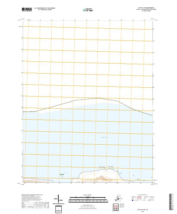 Attu D-4 SW topographic map thumbnail