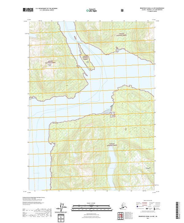 Bradfield Canal A-6 NW topographic map thumbnail