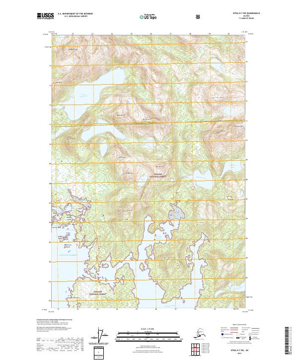 Sitka D-7 SW 2021 topographic map thumbnail