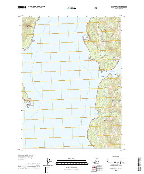 Ketchikan C-6 NE topographic map thumbnail