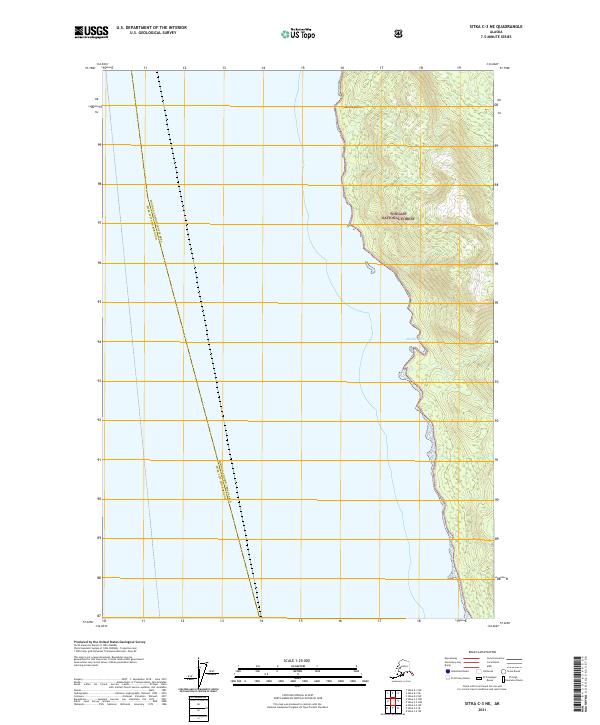 Sitka C-3 NE 2021 topographic map thumbnail