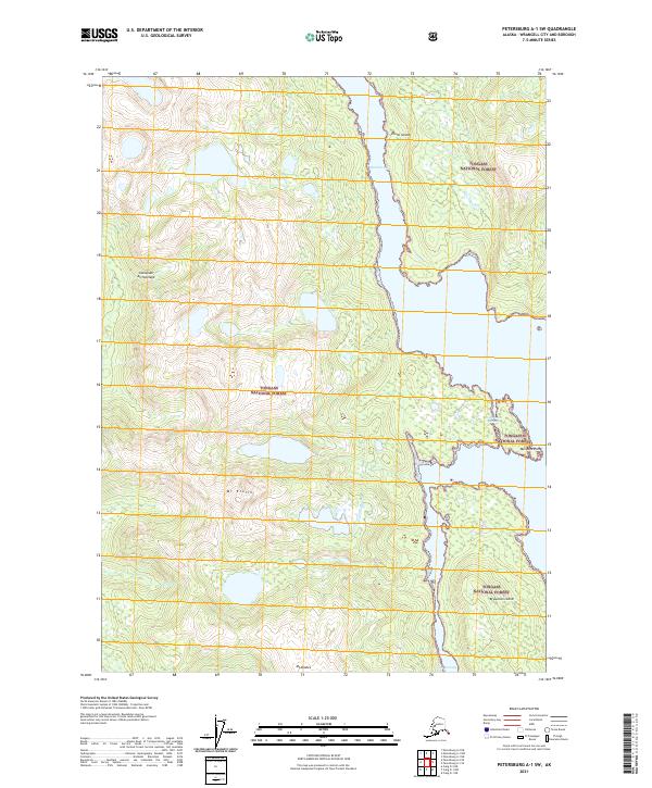 Petersburg A-1 SW topographic map thumbnail