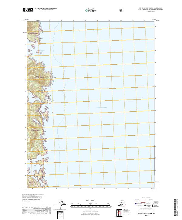 Prince Rupert D-6 NW topographic map thumbnail