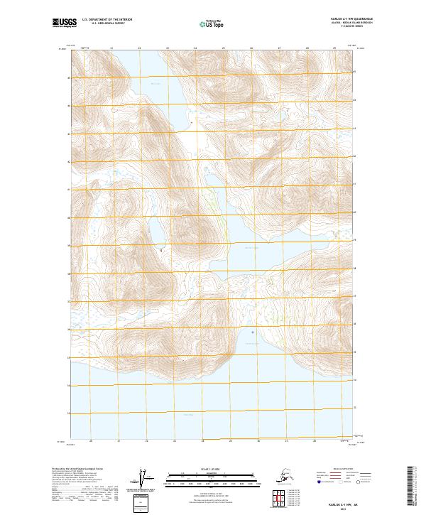 Karluk A-1 NW topographic map thumbnail