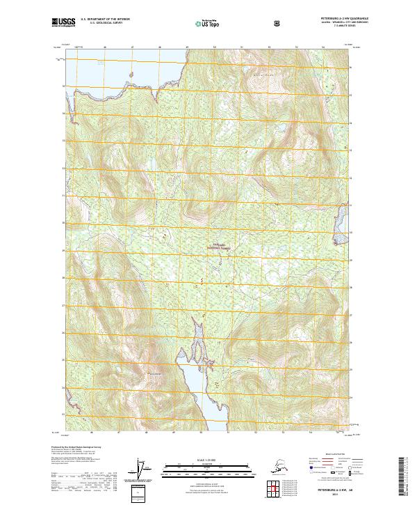 Petersburg A-2 NW topographic map thumbnail