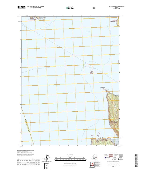 Ketchikan B-6 NW topographic map thumbnail