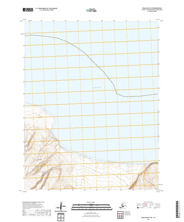 Unalaska B-6 SW topographic map thumbnail