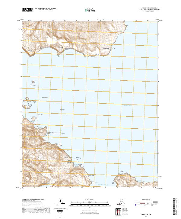 Atka C-1 NE topographic map thumbnail