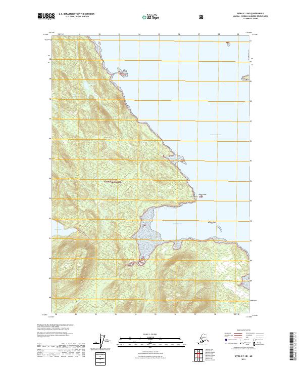 Sitka C-1 NE 2021 topographic map thumbnail