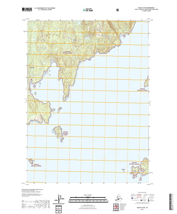 Craig D-5 NW topographic map thumbnail