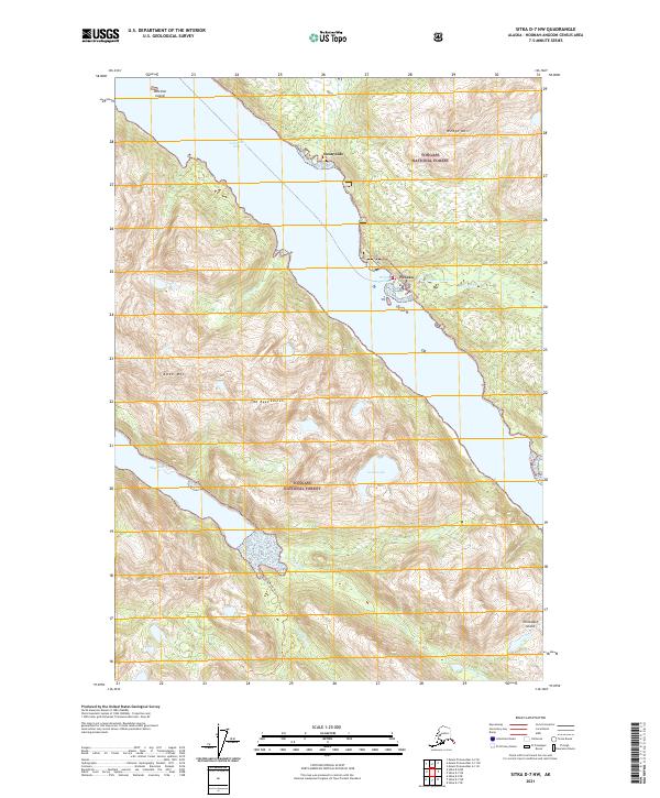 Sitka D-7 NW topographic map thumbnail