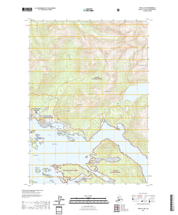 Sitka A-4 SW topographic map thumbnail