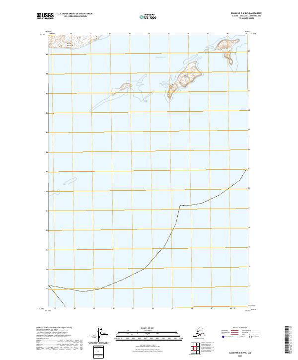 Kaguyak C-6 NW topographic map thumbnail