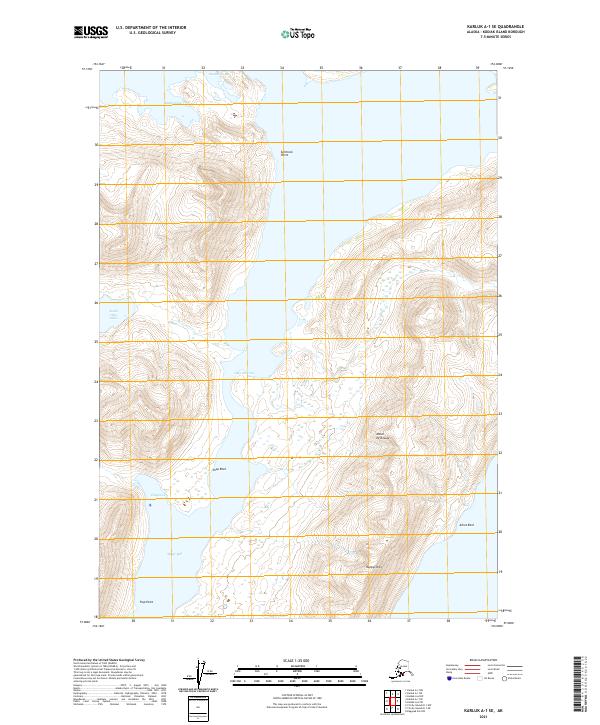 Karluk A-1 SE 2021 topographic map thumbnail