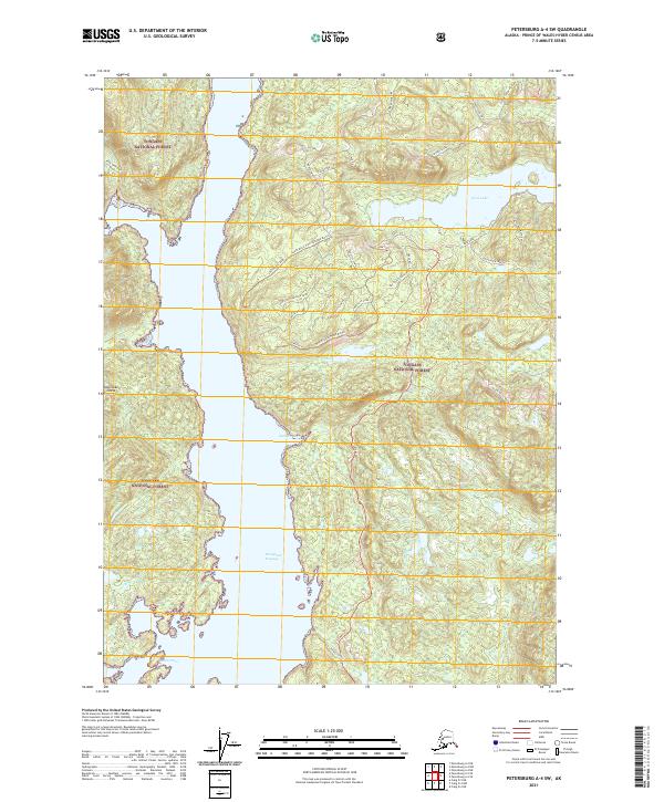 Petersburg A-4 SW topographic map thumbnail