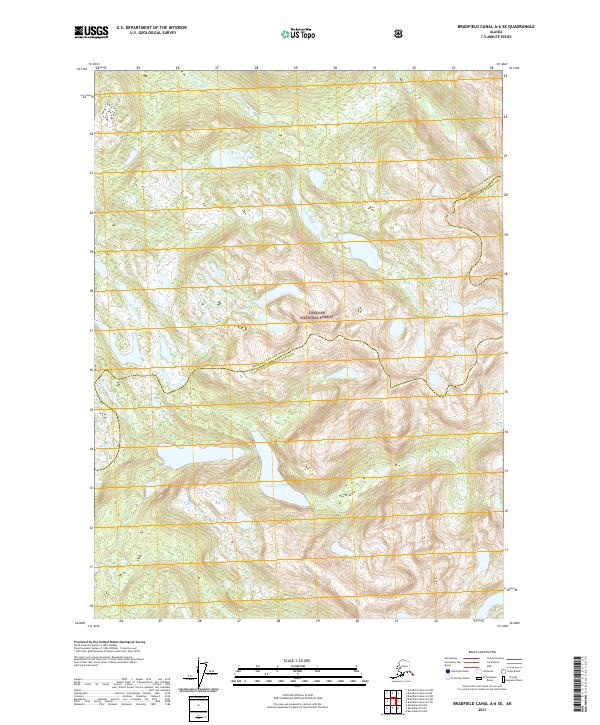 Bradfield Canal A-6 SE topographic map thumbnail