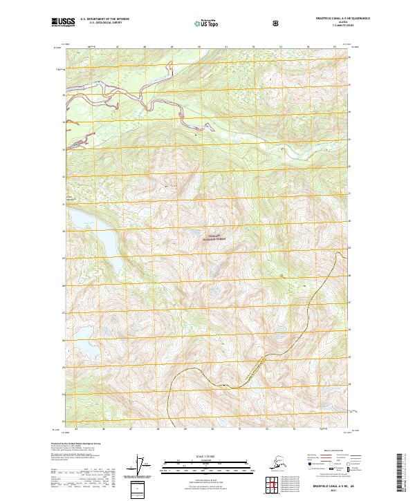 Bradfield Canal A-5 NE topographic map thumbnail