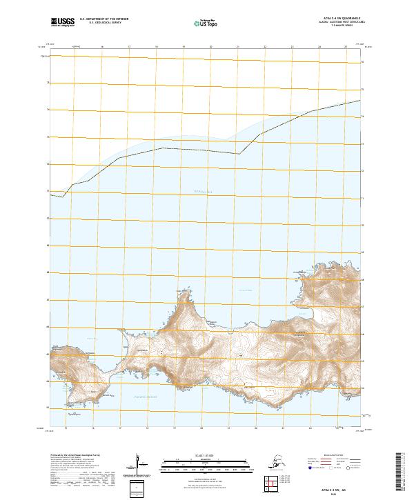 Atka C-4 SW topographic map thumbnail